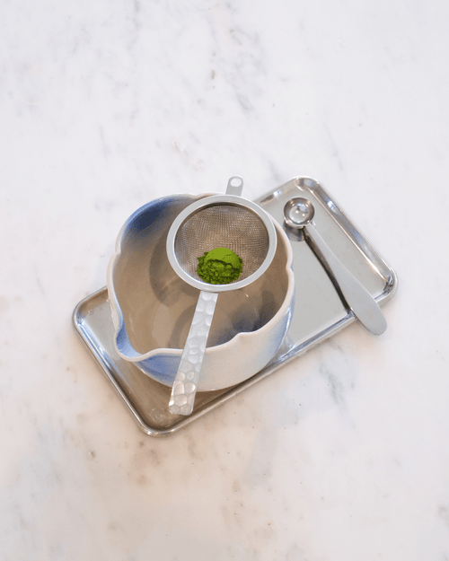matcha measuring spoon + sifter bundle