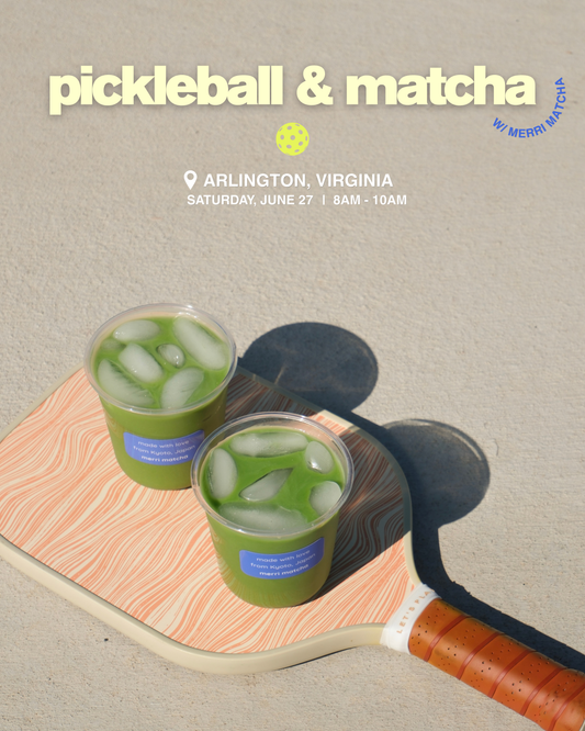 pickleball & matcha (6/27)